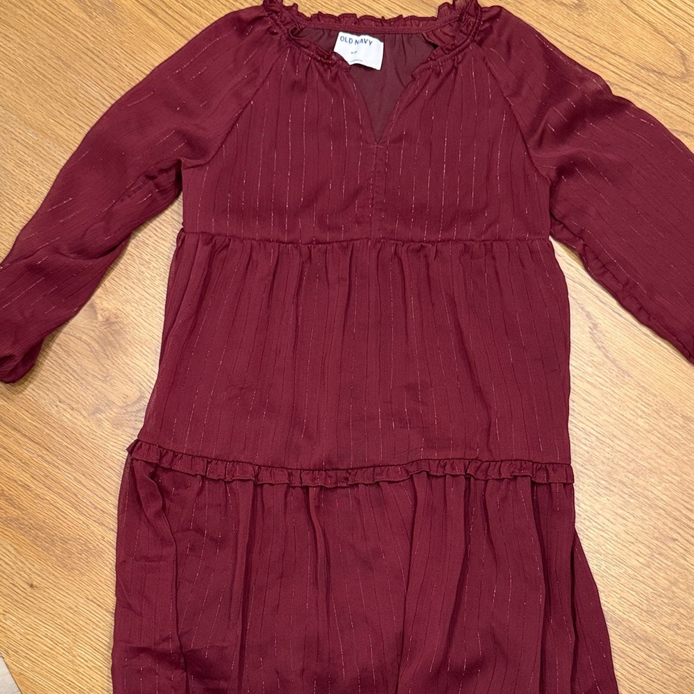 Old Navy Maroon Kids Dress